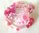 Spiralarmband - pink & rosa -