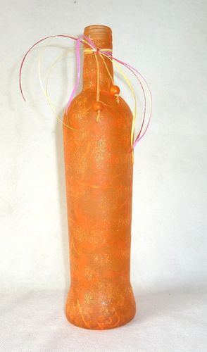Leuchtflasche UNI - orange - 31cm