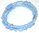 Spiralarmband - hellblau -